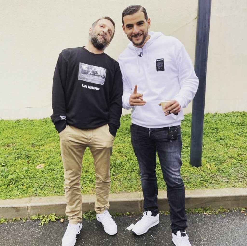 Fianso et Mathieu Kassovitz ont distribué 300 paires de la collab Reebok x La Haine