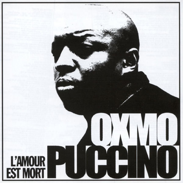 Oxmo Puccino cover de l'album : "L'amour est mort" qui fête ses 20 ans en 2021 