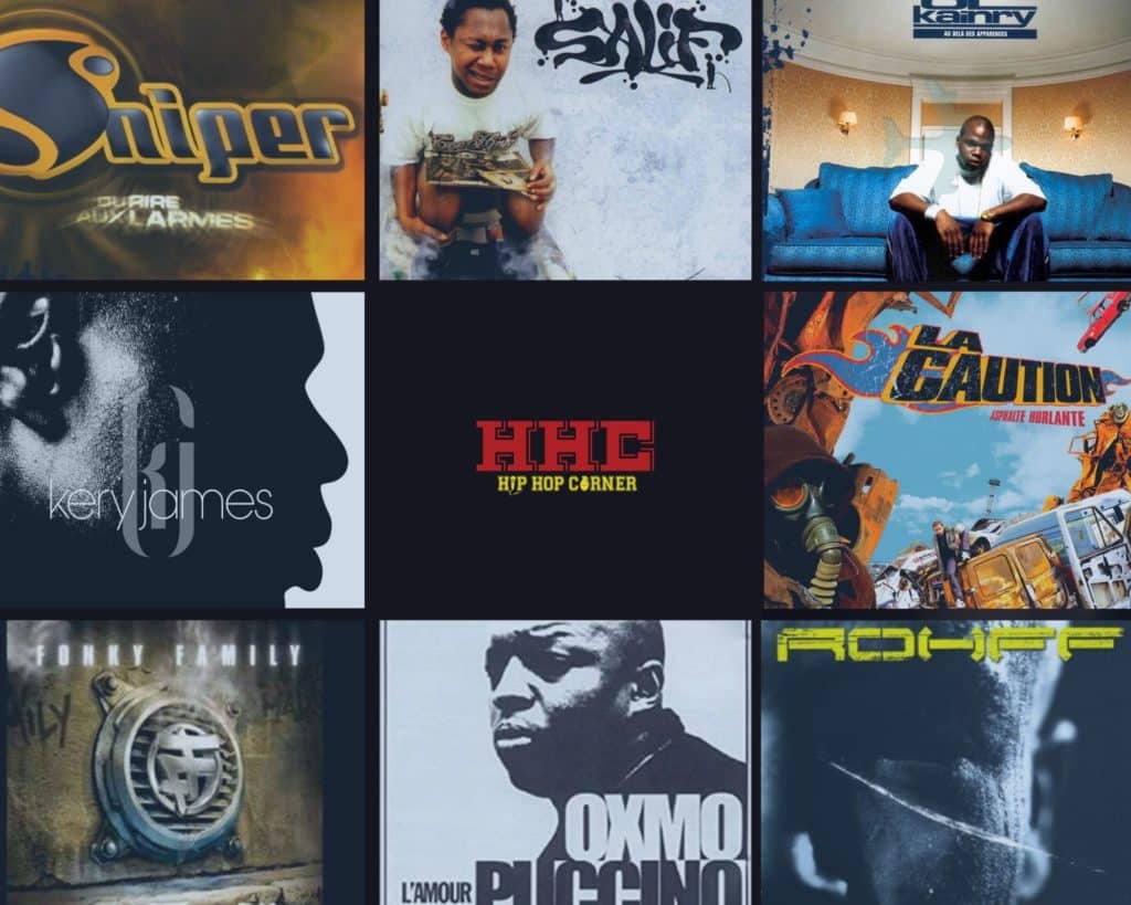 8 albums rap fr de 2001