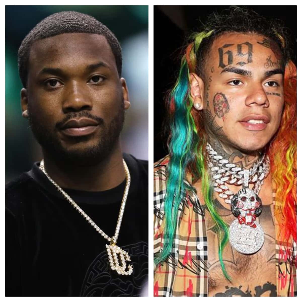 Meek Mill et 6ix9ine s’embrouillent à la sorti d’un club. Meek Mill en profite pour balancer un diss-track.