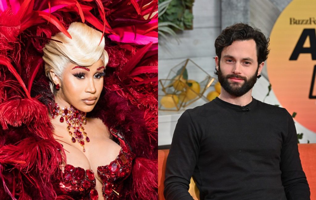 Penn Badgley-Cardi-B