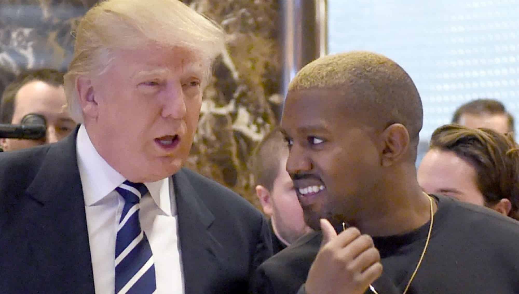 Kanye West affirme que Donald Trump l’a insulté lui et Kim Kardashian