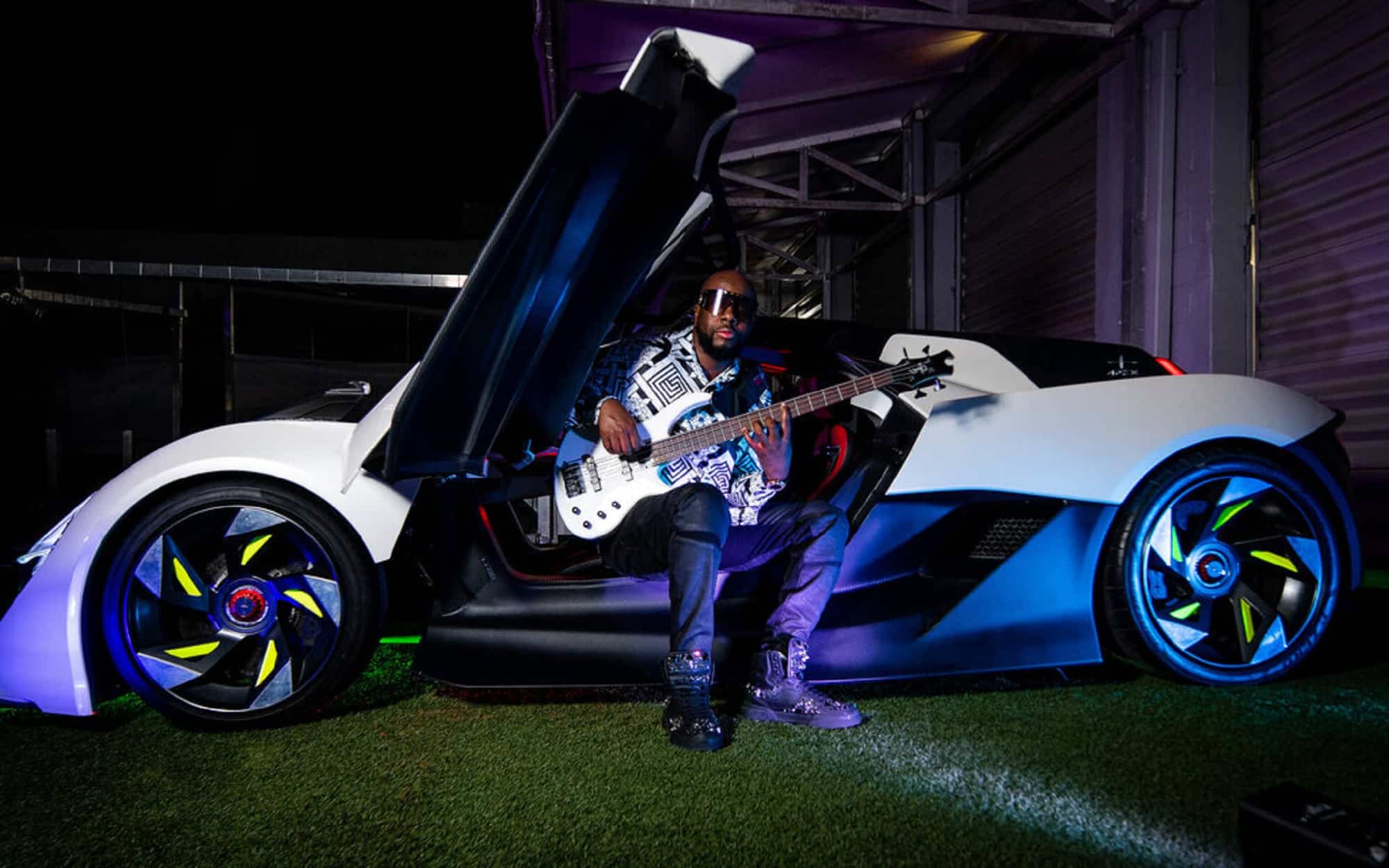 Wyclef a dévoilé un supercar électrique qui coûtera 350 000 dollars