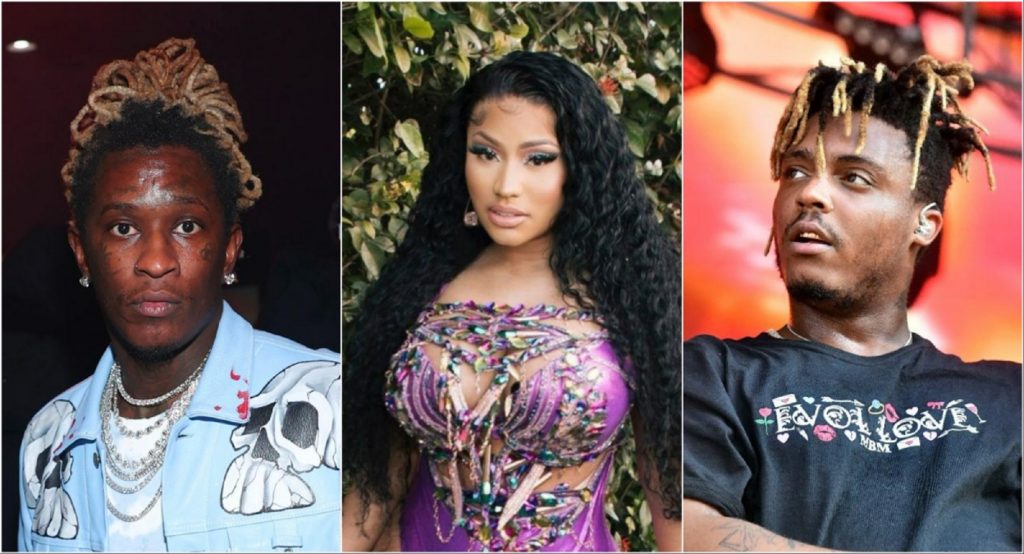 Young-Thug-Nicki-Minaj-et-Juice-WRLD-sur-Money