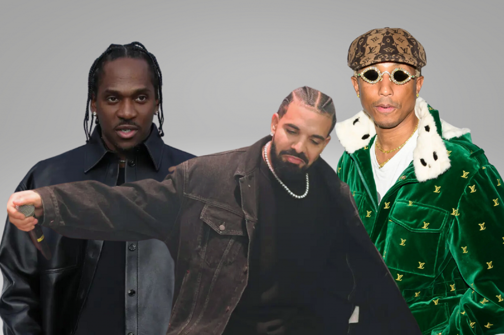 Drake-prend-Pusha-T-Pharrell-collaboration-Meltdown-Travis-Scott