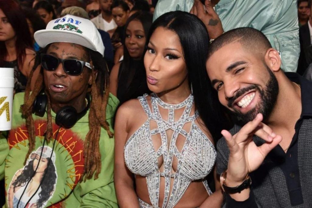 Lil-Wayne-Drake-et-Nicki-Minaj