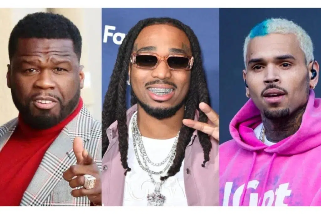 50 Cent beef entre Chris Brown et Quavo