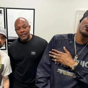 Eminem à Londres avec Snoop Dogg et Dr. Dre