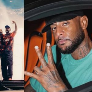 Booba félicite Bigflo Oli au Rose Festival