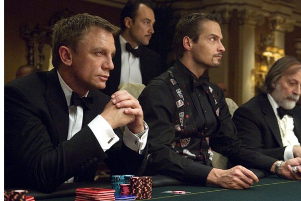 Influence de James Bond succès du baccarat