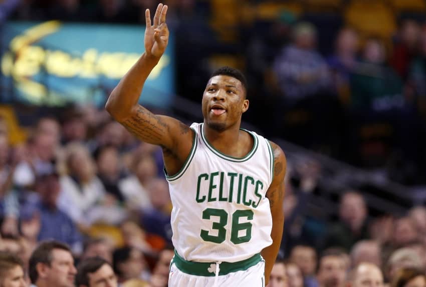 marcus smart image célébration boston celtics