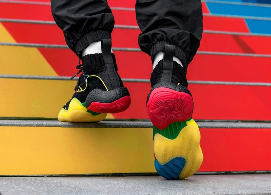 Pharrell Williams x Adidas Crazy BYW LVL X HU Black Multicolor image 5